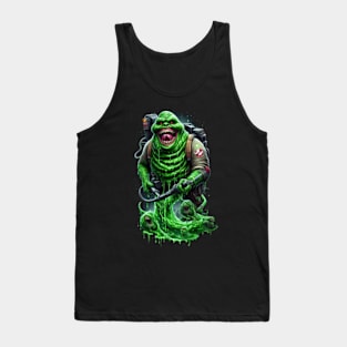 Get Slimed in Style: Embrace the Playful Chaos with Our Slimer Ghostbusters T-Shirt! Tank Top
